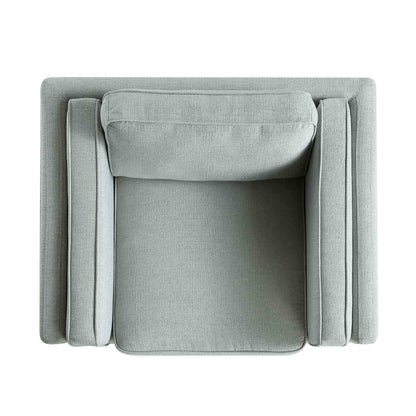 Canapé en tissu Dipley Sage, 1 place