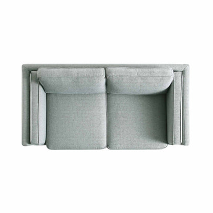 Canapé 2 places en tissu Dipley Sage
