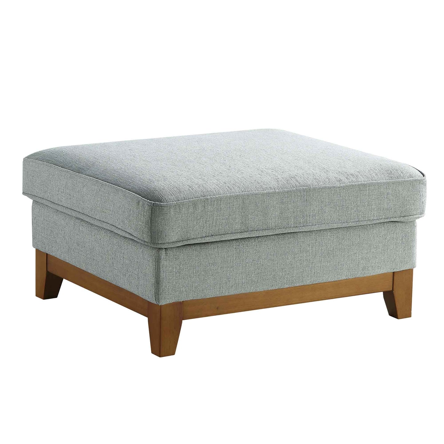 Repose-pieds de rangement en tissu tissé Dipley Sage
