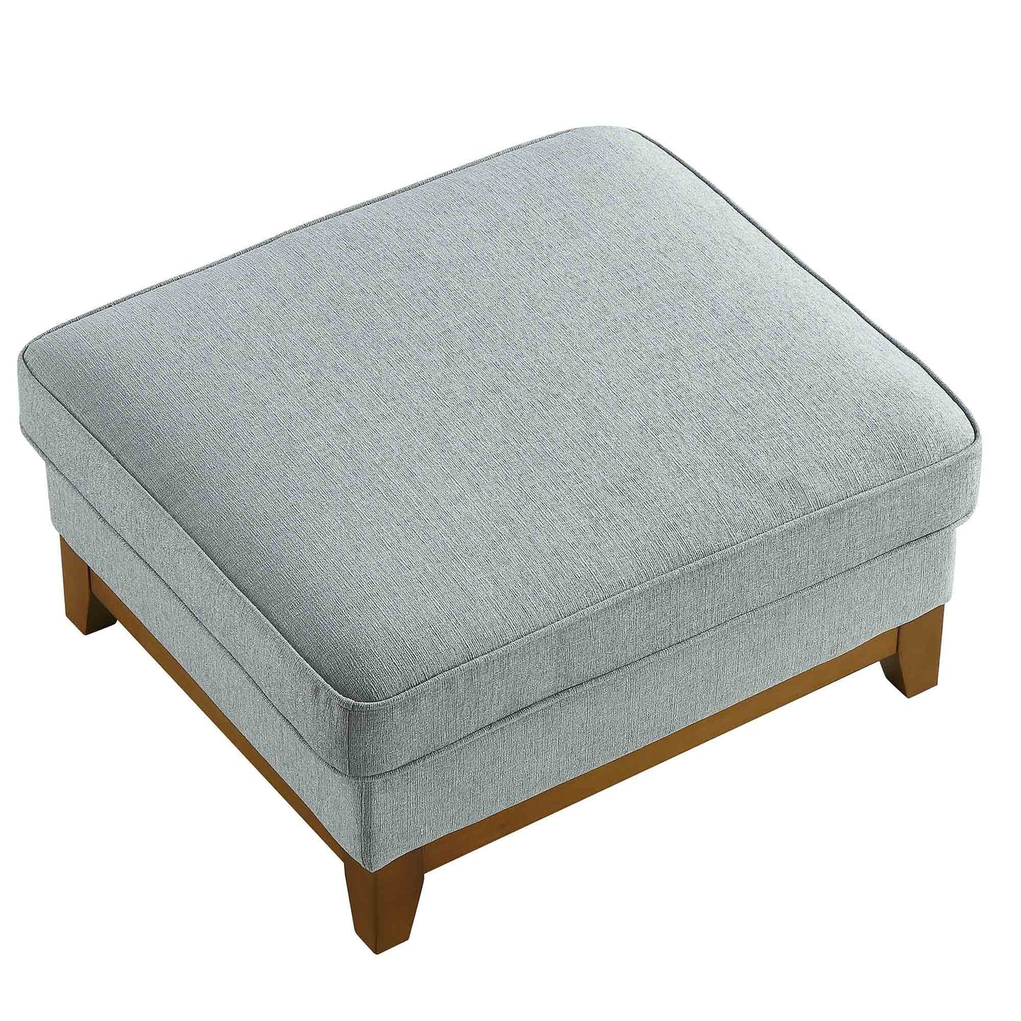 Repose-pieds de rangement en tissu tissé Dipley Sage