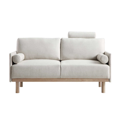 Canapé 2 places en tissu Timber Oatmeal