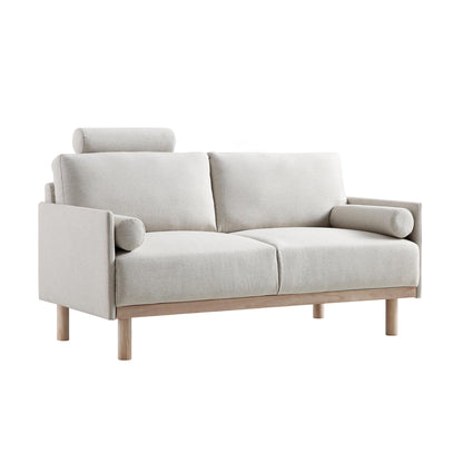 Canapé 2 places en tissu Timber Oatmeal