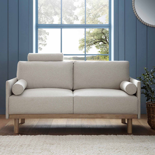 Canapé 2 places en tissu Timber Oatmeal