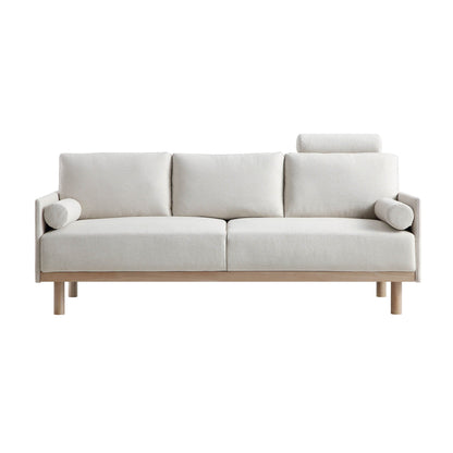 Canapé 3 places en tissu Timber Oatmeal