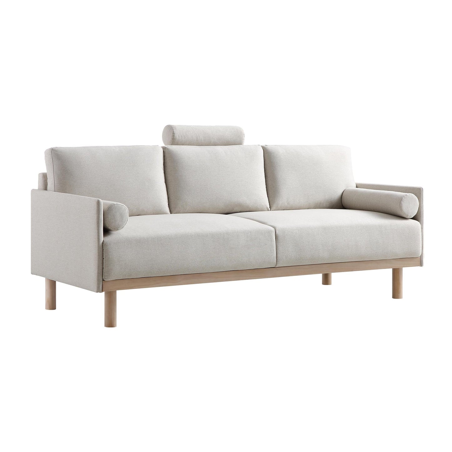 Canapé 3 places en tissu Timber Oatmeal