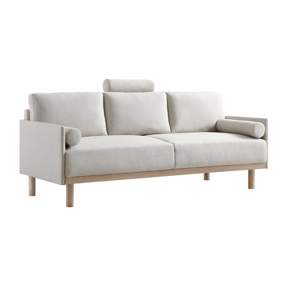 Canapé 3 places en tissu Timber Oatmeal