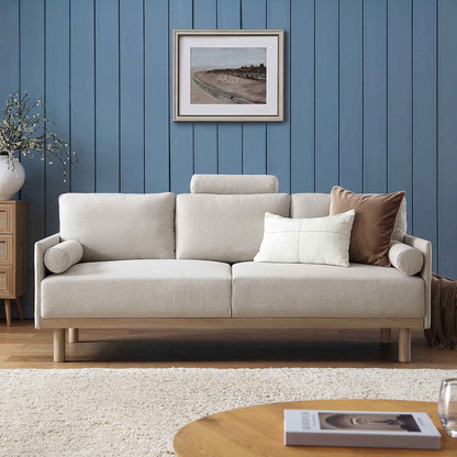 Canapé 3 places en tissu Timber Oatmeal