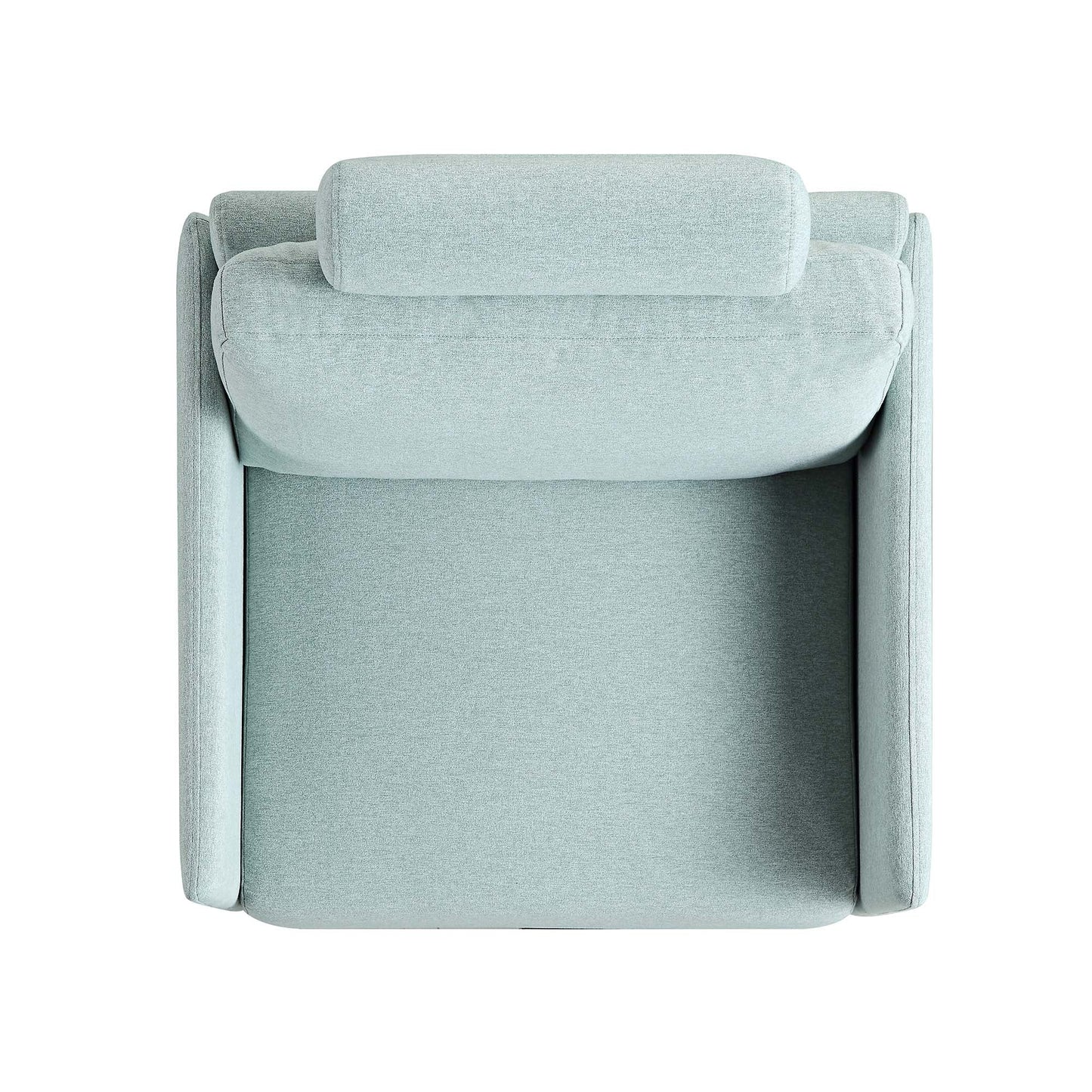 Fauteuil en tissu vert sauge Timber