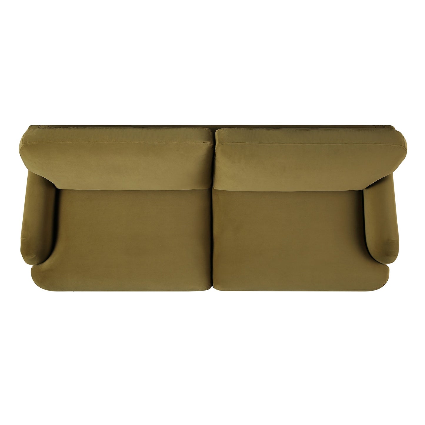 Daphnis Fudge, canapé en velours, 3 places