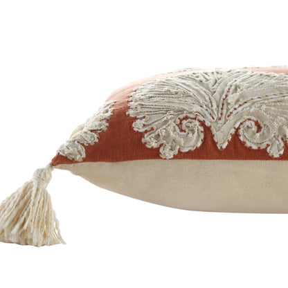 Aubrey Collection Coussin à appliqué à motif Suzani
