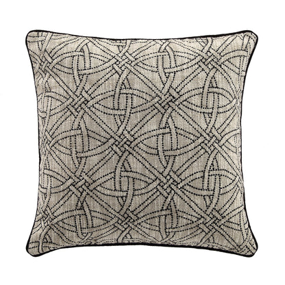 Coussin brodé Baja Monochrome Illusion