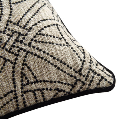 Coussin brodé Baja Monochrome Illusion
