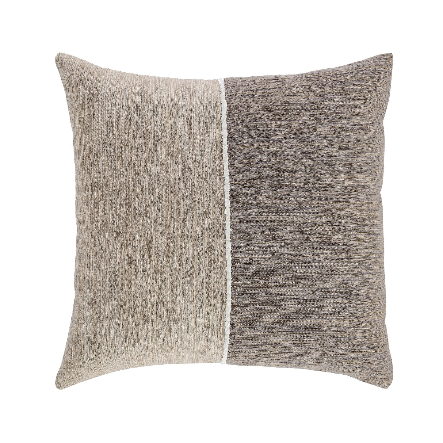 Coussin en velours chenille à point de chaînette de la collection Bronte