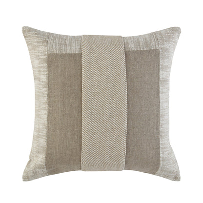 Coussin patchwork en soie flammée de la collection Bronte