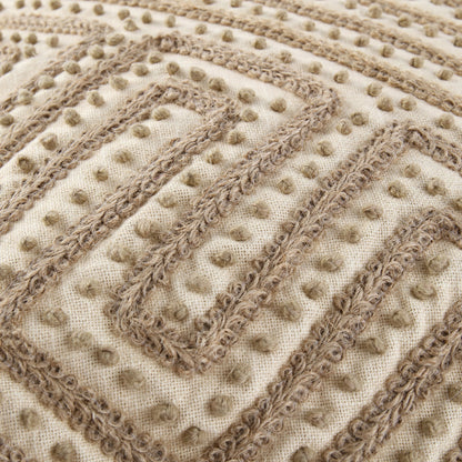 Coussin en corde de jute Inca de la collection Boho