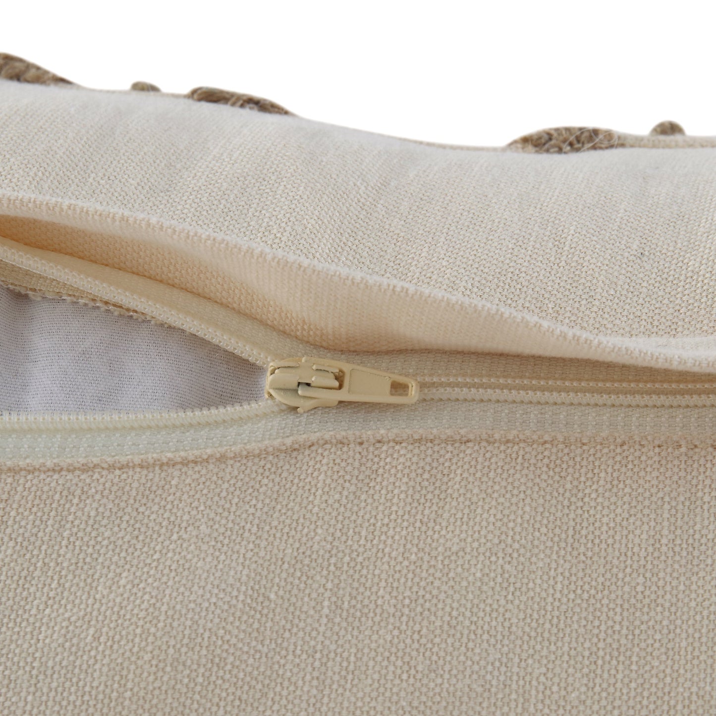 Coussin en corde de jute Inca de la collection Boho