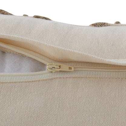 Coussin en corde de jute Inca de la collection Boho