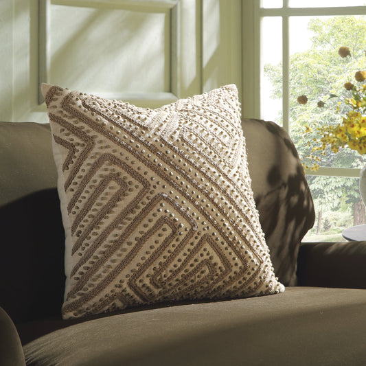 Coussin en corde de jute Inca de la collection Boho