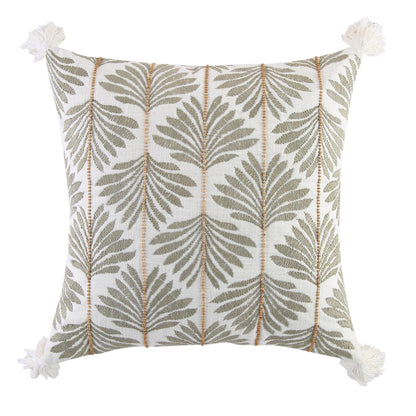 Coussin perlé brodé à la main de la collection Vine Japonica