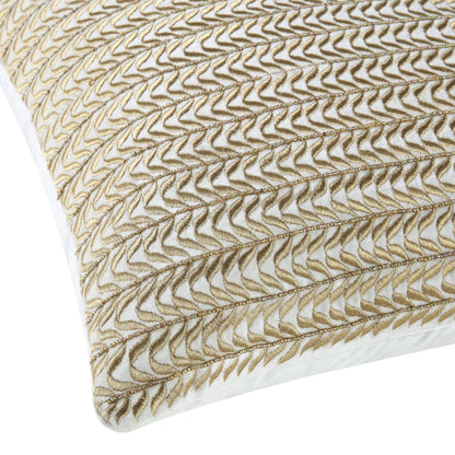 Coussin en velours perlé à la main Jasmine de la collection Luxe