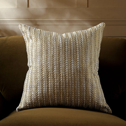 Coussin en velours perlé à la main Jasmine de la collection Luxe