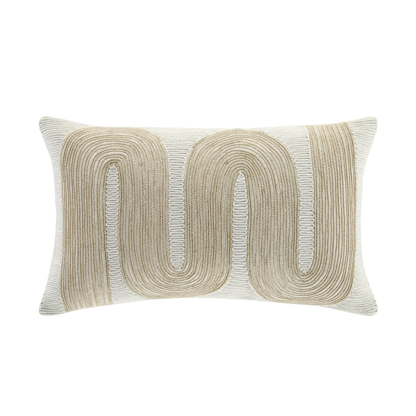 Coussin en velours côtelé scintillant Odilla de la collection Luxe