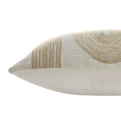 Coussin en velours côtelé scintillant Odilla de la collection Luxe