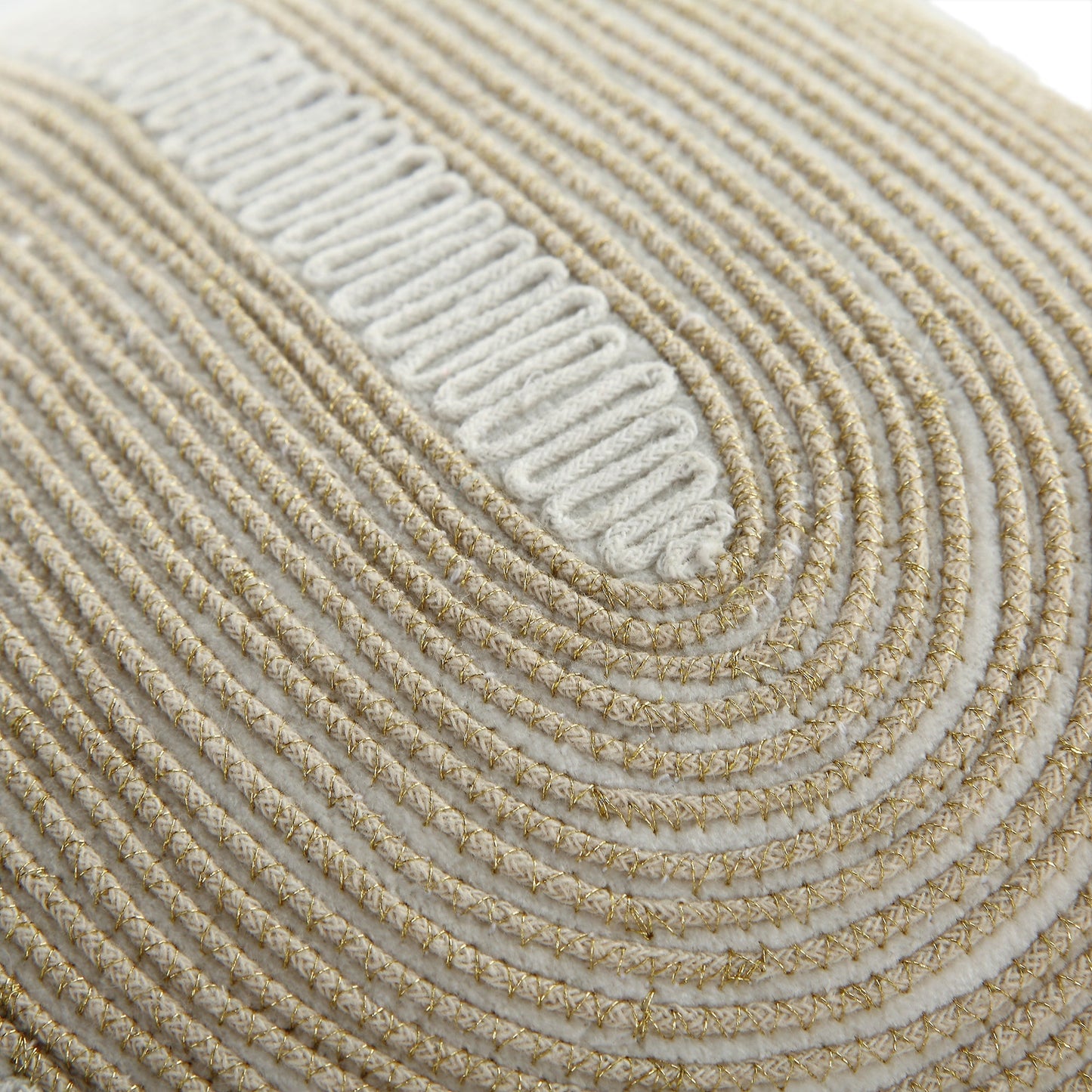 Coussin en velours côtelé scintillant Odilla de la collection Luxe