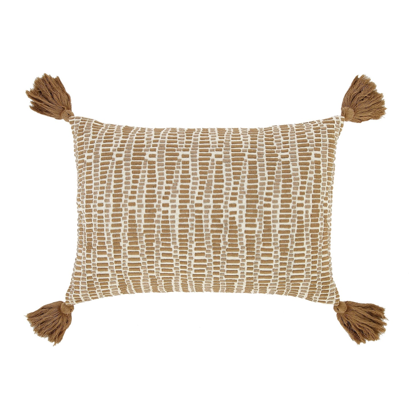 Coussin Maya en satin cousu de la collection Boho