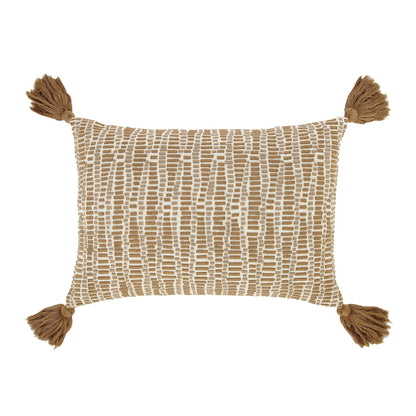 Coussin Maya en satin cousu de la collection Boho