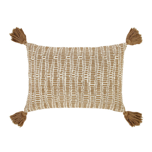 Coussin Maya en satin cousu de la collection Boho