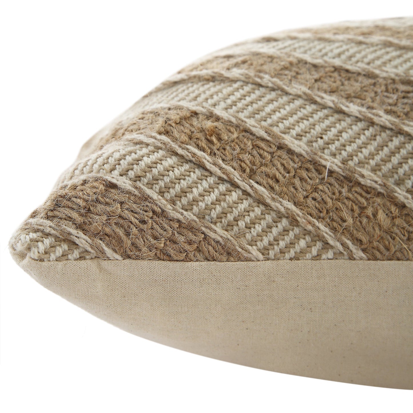 Coussin en jute du Nil de la collection Boho