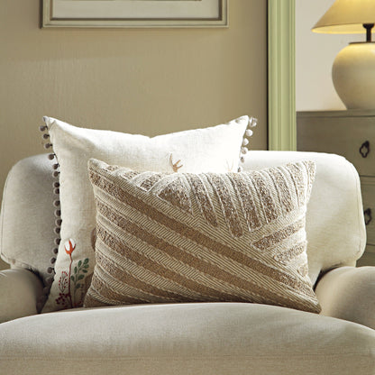 Coussin en jute du Nil de la collection Boho