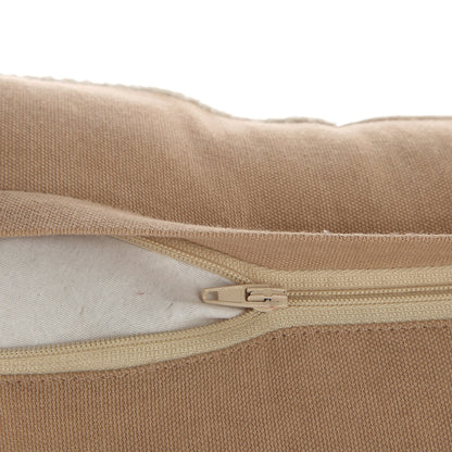 Coussin en patchwork Victoria Bouclé et perles faites à la main, collection Luxe