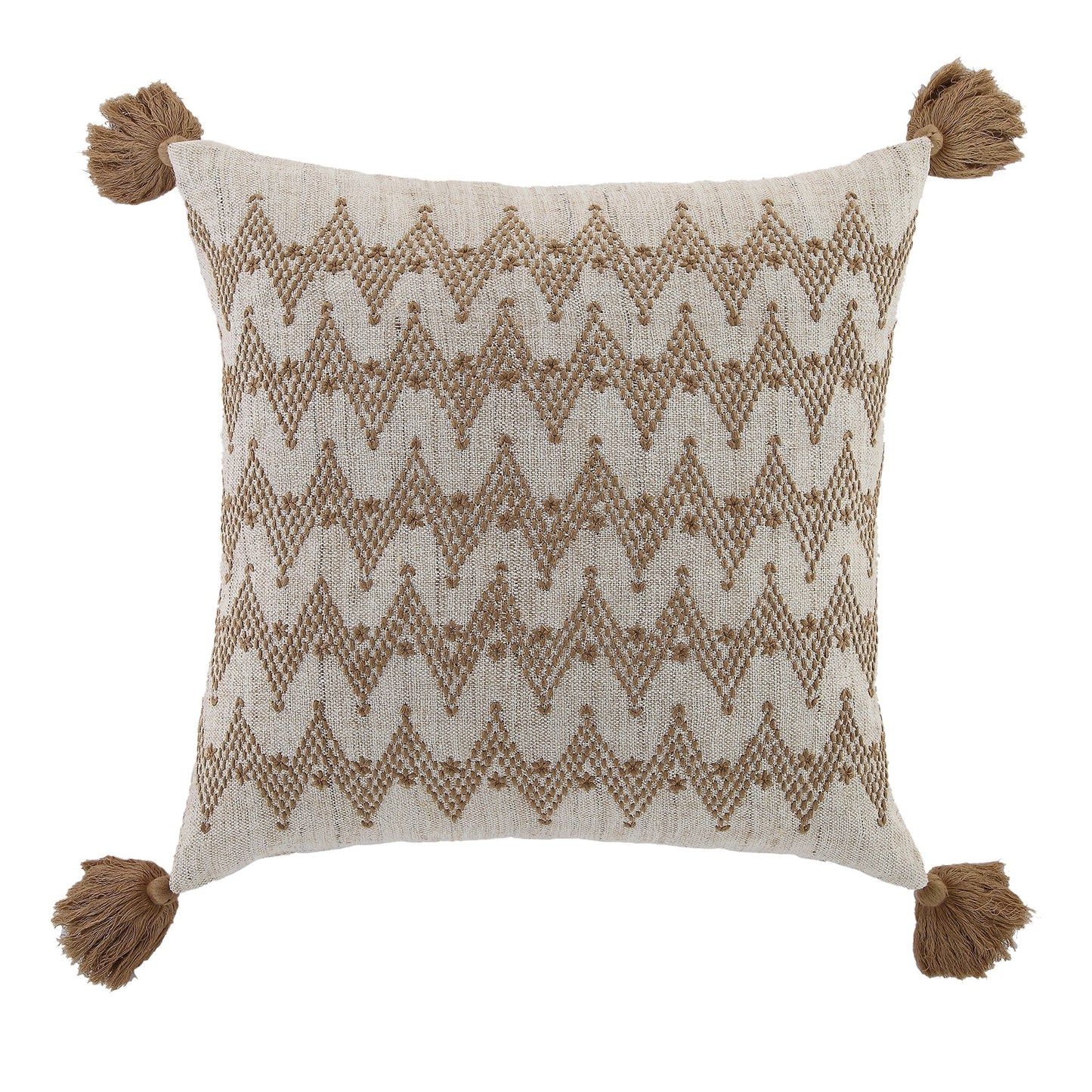 Coussin à motif de rivière de la collection Boho