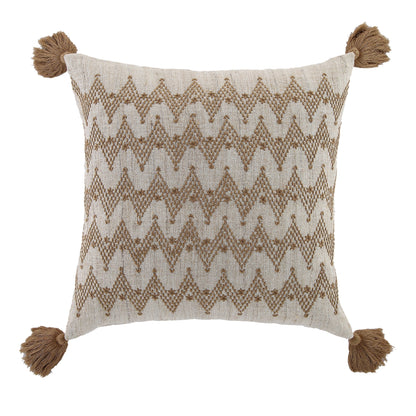 Coussin à motif de rivière de la collection Boho
