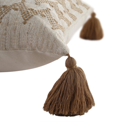 Coussin à motif de rivière de la collection Boho