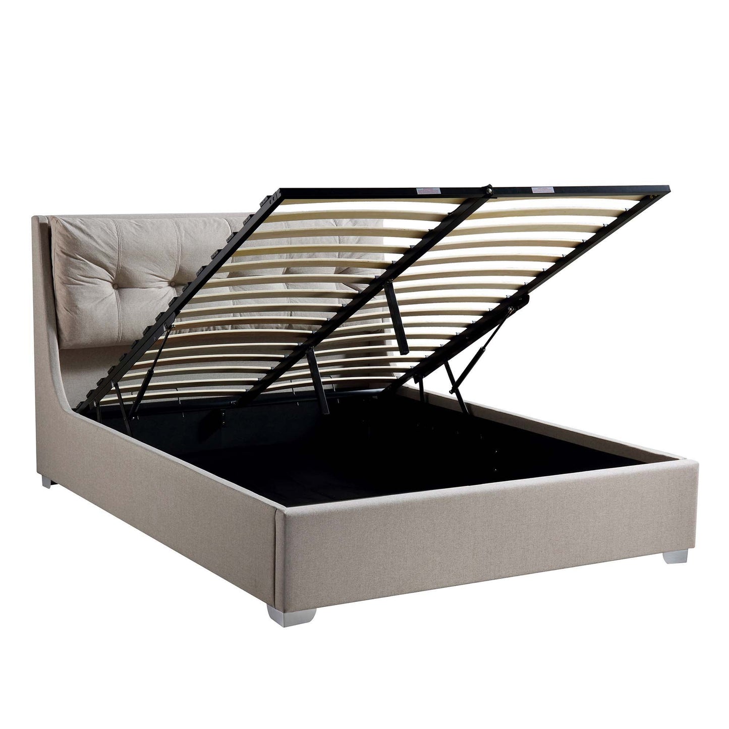 Lit coffre ottoman en tissu Hadley Stone