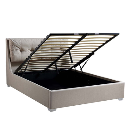 Lit coffre ottoman en tissu Hadley Stone
