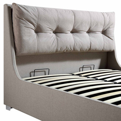 Lit coffre ottoman en tissu Hadley Stone
