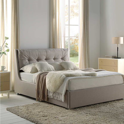 Lit coffre ottoman en tissu Hadley Stone