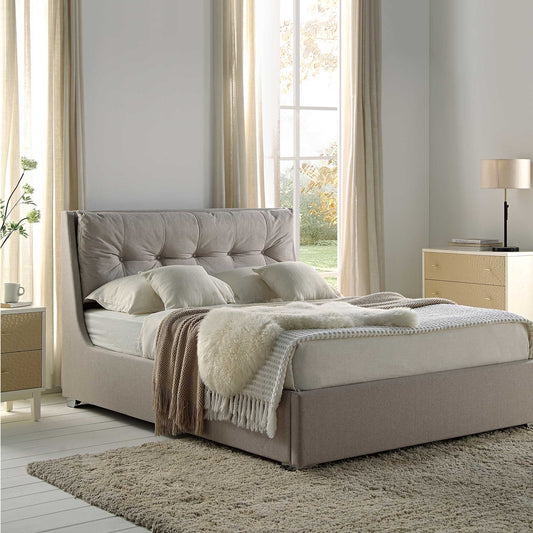 Lit coffre ottoman en tissu Hadley Stone