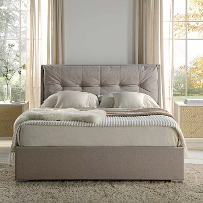 Lit coffre ottoman en tissu Hadley Stone