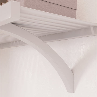 Système de placard John Louis Home en bois massif blanc