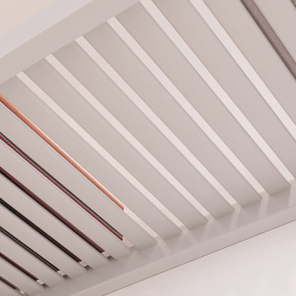 Système de placard John Louis Home en bois massif avec 3 tiroirs, blanc