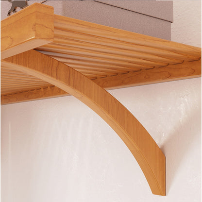Système de rangement John Louis Home Simplicity en bois massif, érable miel