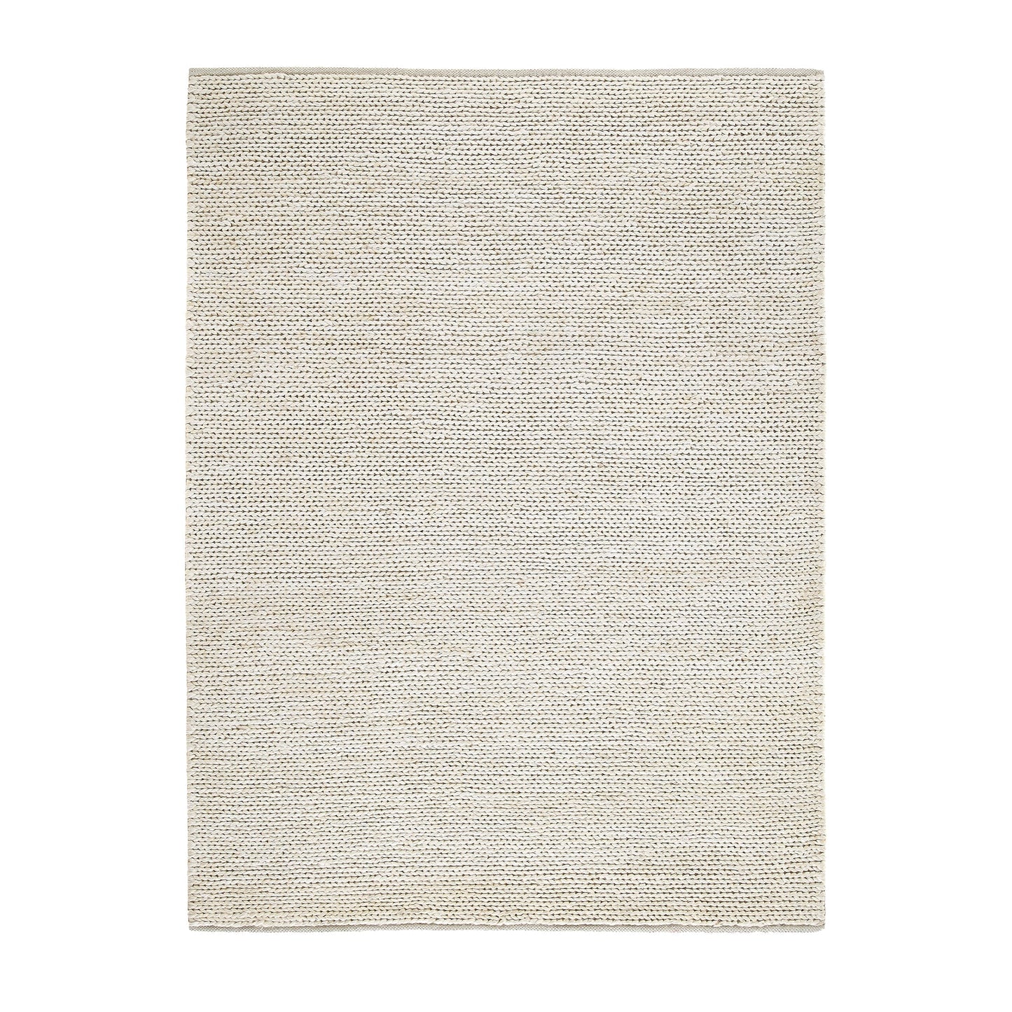 Tapis en jute crème tressé à la main Aurora