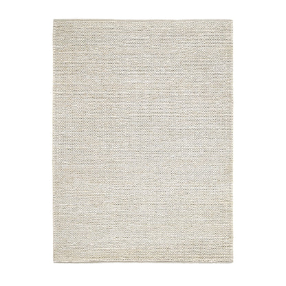 Tapis en jute crème tressé à la main Aurora