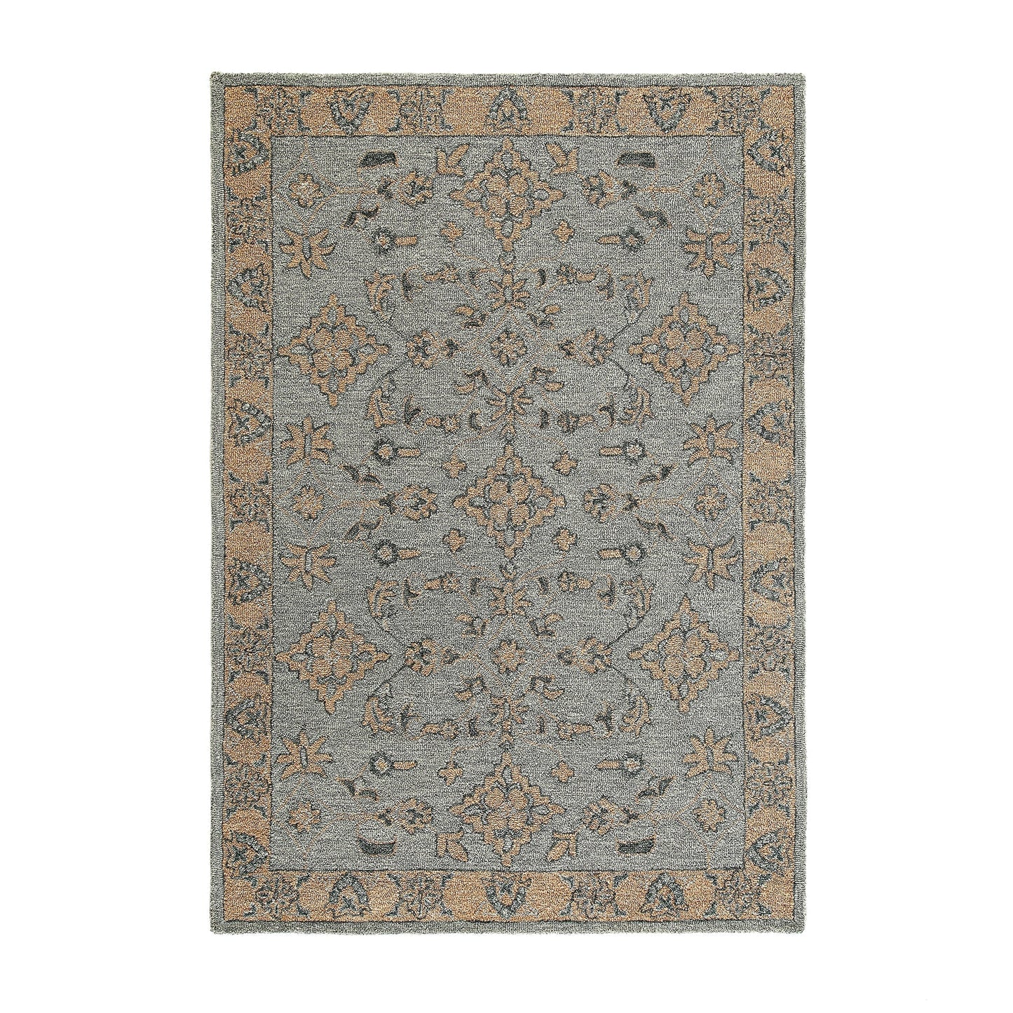 Tapis traditionnel en laine touffeté à la main Savana
