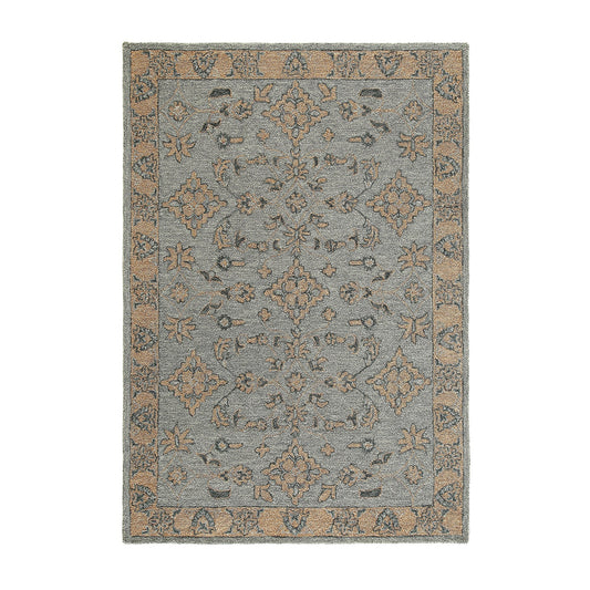 Tapis traditionnel en laine touffeté à la main Savana